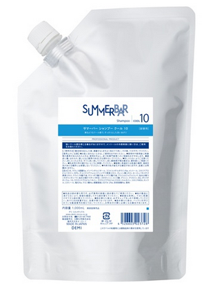 サマーバー シャンプー クール １０　１０００ｍｌレフィル