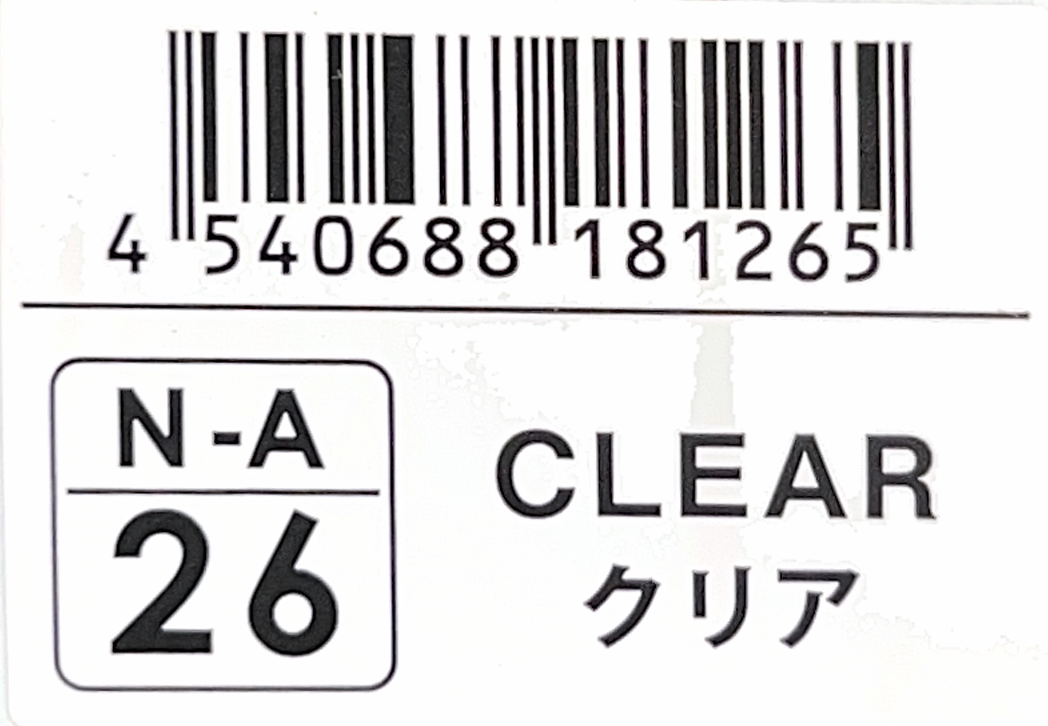 ナシードアシッドカラー　クリア