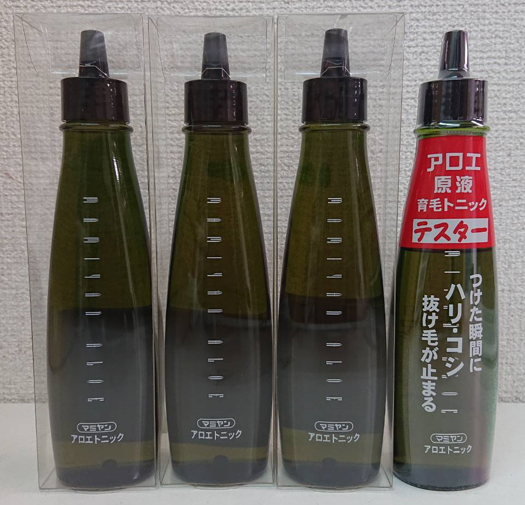 マミヤン アロエ薬用トニック150ｍｌ【３本＋テスターセット】